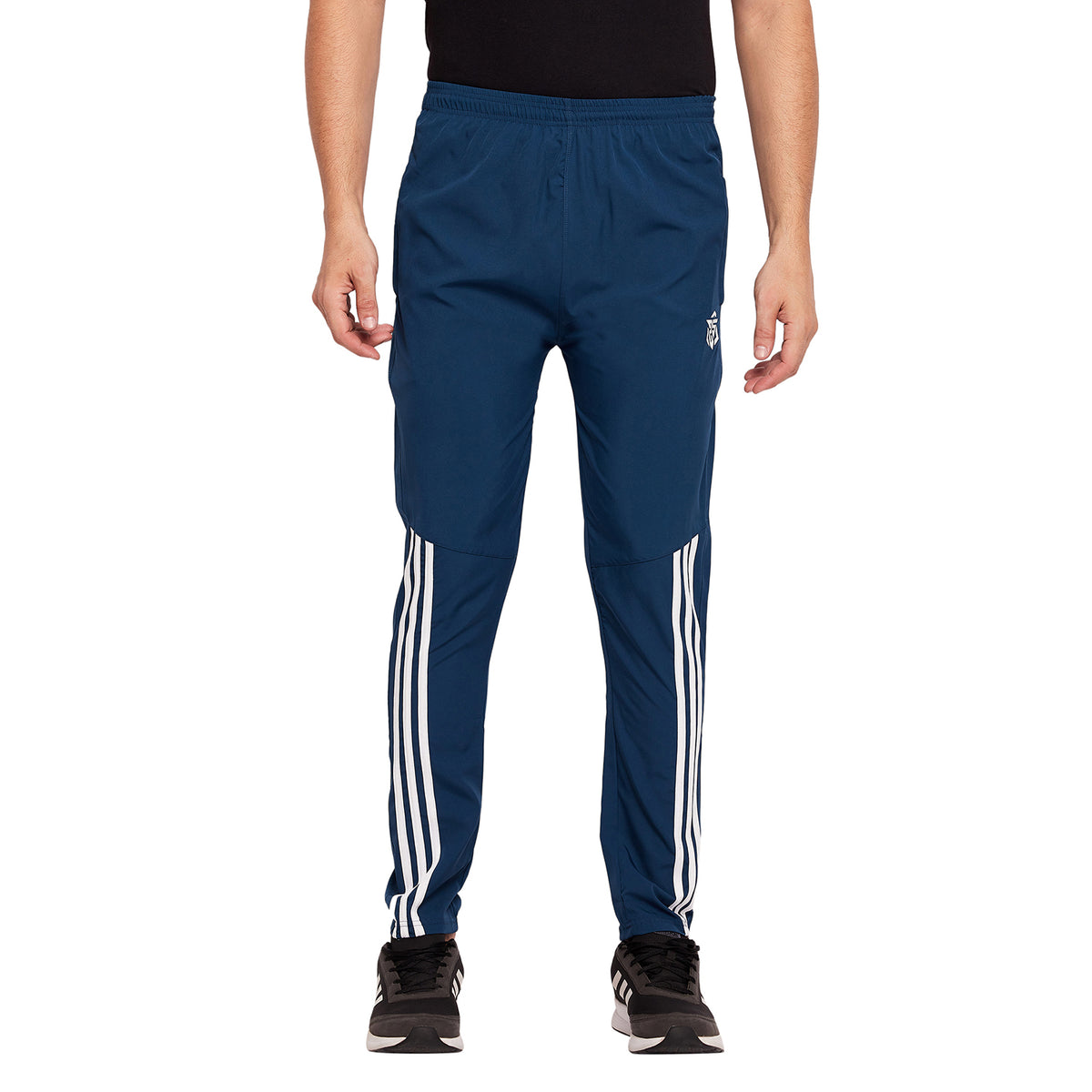 Men Striped Running Track Pants with Zipper Pocket – Camey Shop